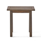 Mahalo Outdoor 2 Piece Acacia Wood Chaise Lounge Set with Side Table by Christopher Knight Home
