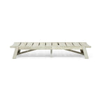 Mahalo Outdoor 2 Piece Acacia Wood Chaise Lounge Set with Side Table by Christopher Knight Home