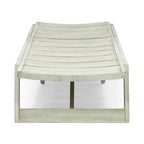 Mahalo Outdoor 2 Piece Acacia Wood Chaise Lounge Set with Side Table by Christopher Knight Home