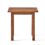 Mahalo Outdoor 2 Piece Acacia Wood Chaise Lounge Set with Side Table by Christopher Knight Home