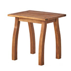 Mahalo Outdoor 2 Piece Acacia Wood Chaise Lounge Set with Side Table by Christopher Knight Home