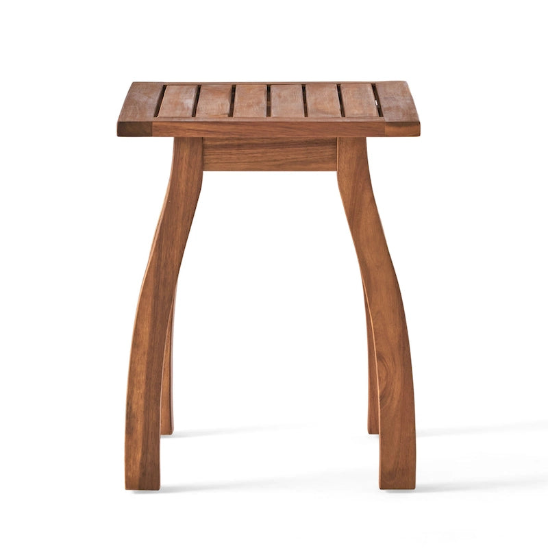 Mahalo Outdoor 2 Piece Acacia Wood Chaise Lounge Set with Side Table by Christopher Knight Home