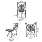 Byson Wicker Outdoor Accent Chairs by Christopher Knight Home