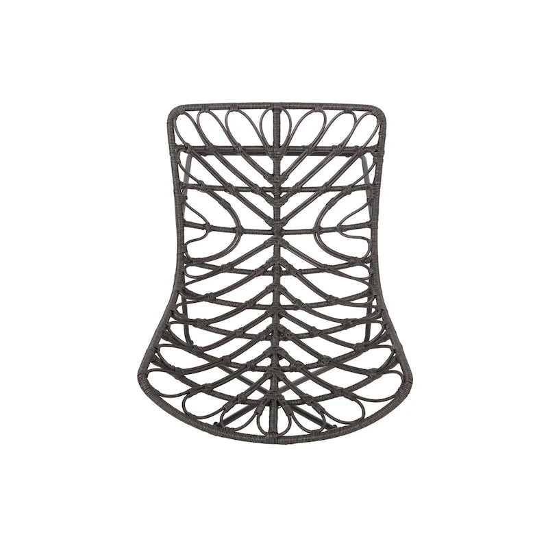 Byson Wicker Outdoor Accent Chairs by Christopher Knight Home