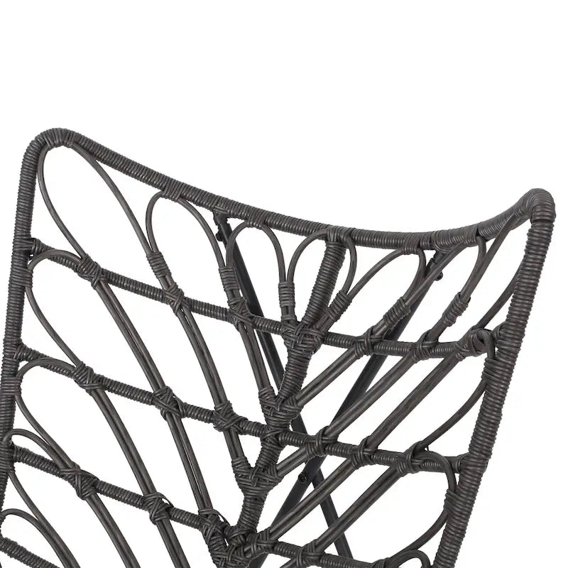 Byson Wicker Outdoor Accent Chairs by Christopher Knight Home