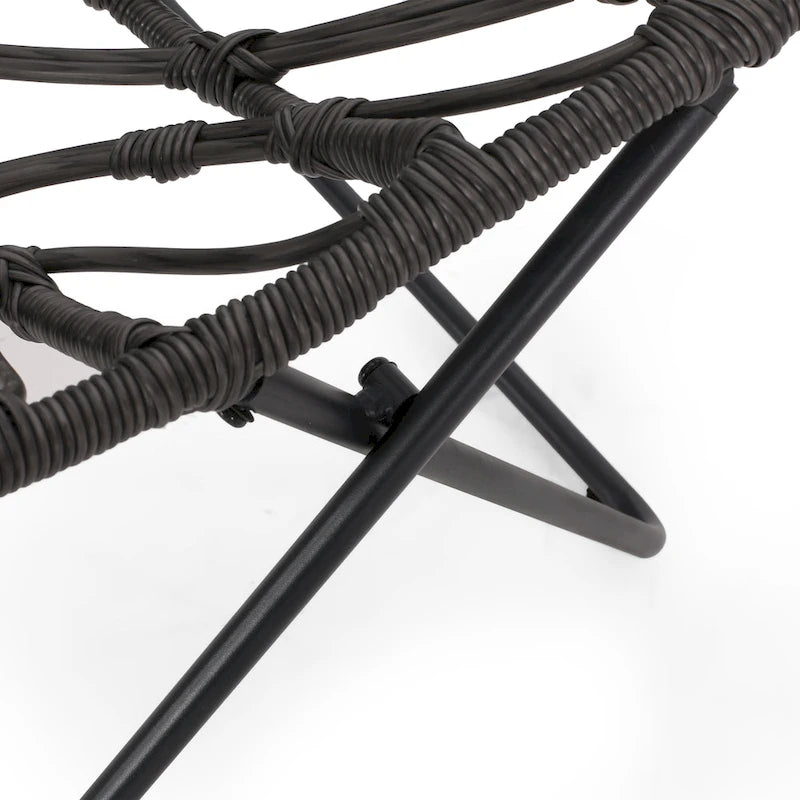 Byson Wicker Outdoor Accent Chairs by Christopher Knight Home