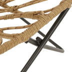 Byson Wicker Outdoor Accent Chairs by Christopher Knight Home