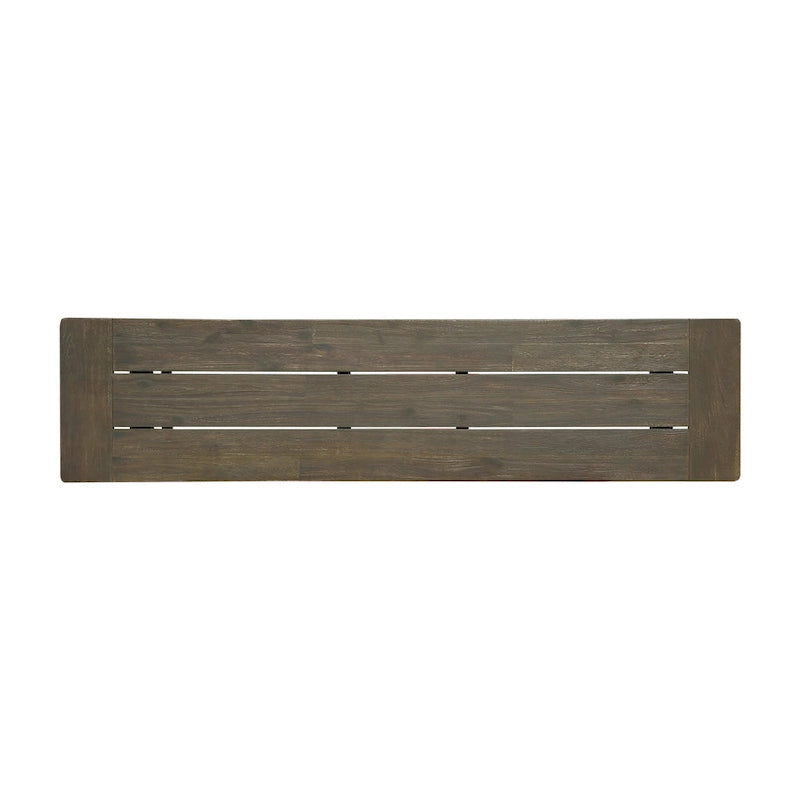 Raphael Acacia Wood Outdoor Bench (Set of 2)by Christopher Knight Home
