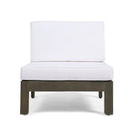Oana Outdoor 9-Piece Acacia Wood Sectional Sofa Set with Coffee Table by Christopher Knight Home