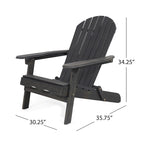Marrion 5-piece Adirondack Chair Set with Fire Pit by Christopher Knight Home