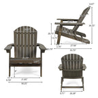 Marrion 5-piece Adirondack Chair Set with Fire Pit by Christopher Knight Home