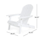 Marrion 5-piece Adirondack Chair Set with Fire Pit by Christopher Knight Home