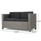 Puerta Outdoor 4-piece Patio Chat Set by Christopher Knight Home