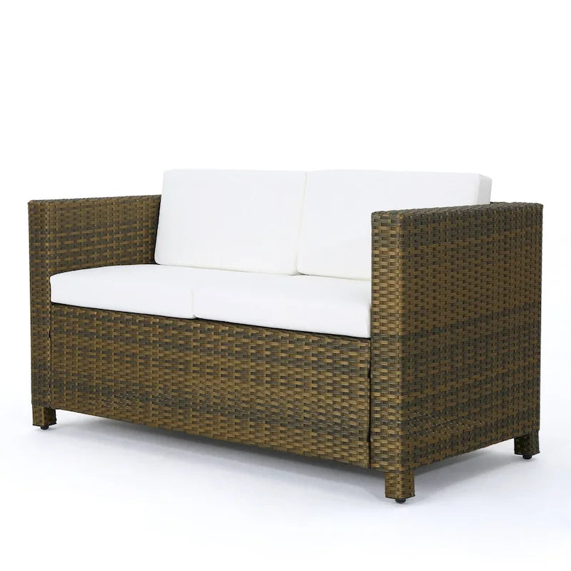 Puerta Outdoor 4-piece Patio Chat Set by Christopher Knight Home