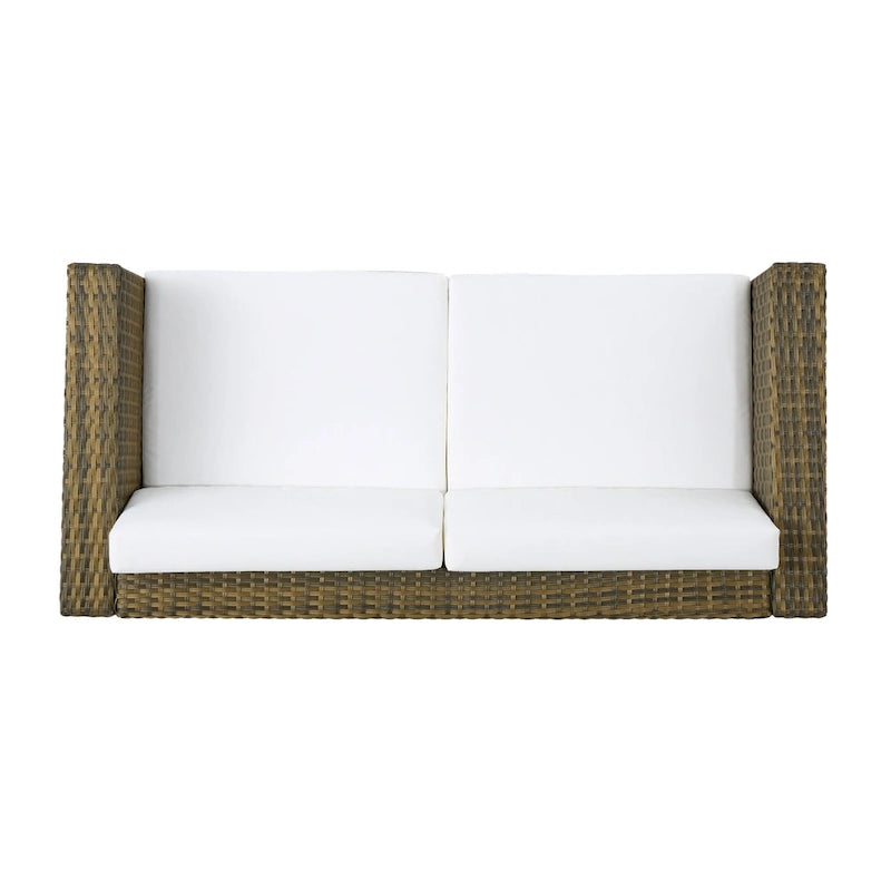 Puerta Outdoor 4-piece Patio Chat Set by Christopher Knight Home