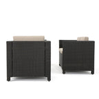 Puerta Outdoor 4-piece Patio Chat Set by Christopher Knight Home