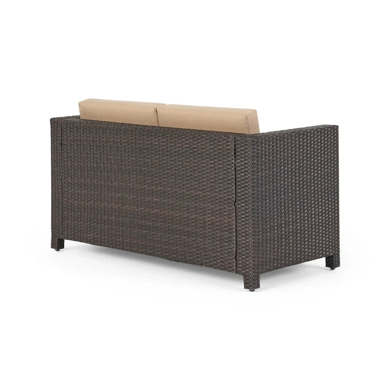 Puerta Outdoor 4-piece Patio Chat Set by Christopher Knight Home