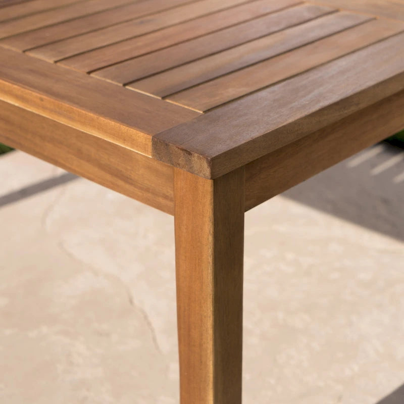 Perla Acacia Wood 7-piece Outdoor Chat Set by Christopher Knight Home