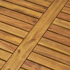 Perla Acacia Wood 7-piece Outdoor Chat Set by Christopher Knight Home