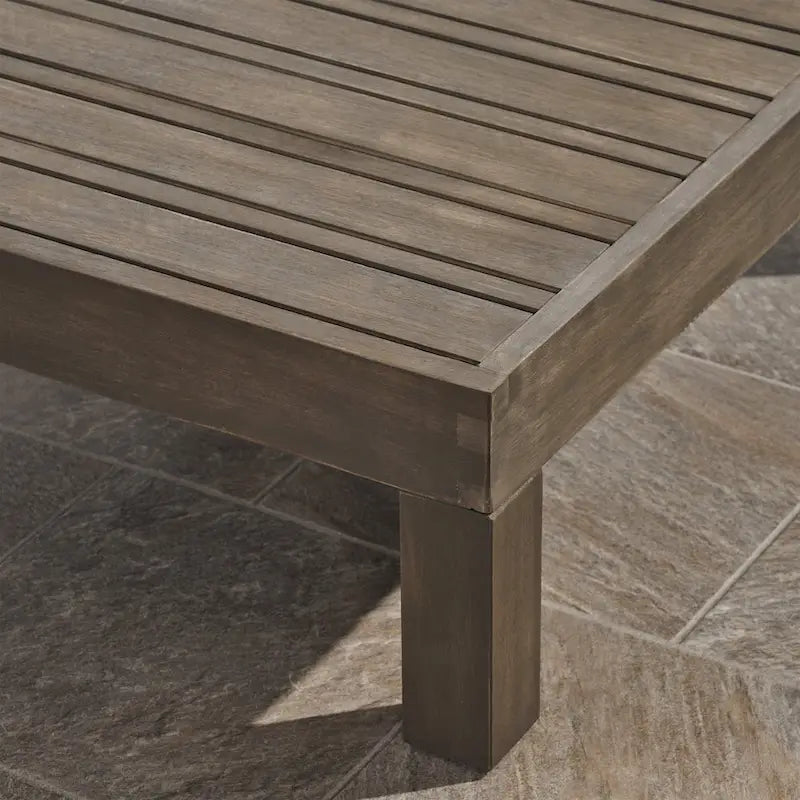 Brava Outdoor Acacia Wood 7-piece Chat Set by Christopher Knight Home