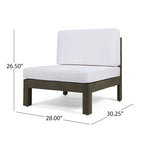 Brava Outdoor Acacia Wood 7-piece Chat Set by Christopher Knight Home