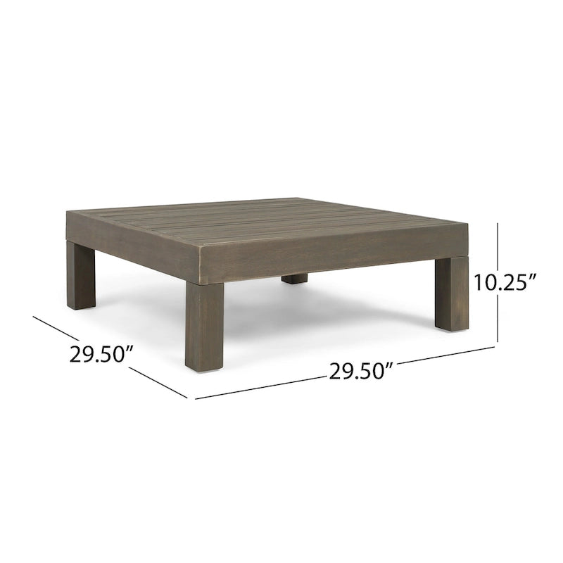 Brava Outdoor Acacia Wood 7-piece Chat Set by Christopher Knight Home