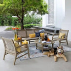 Cambridge Casual Zuma Teak Wicker Outdoor Club Chair