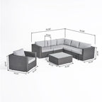 Christopher Knight Home Santa Rosa Outdoor 7-piece Wicker Seating Sectional Set