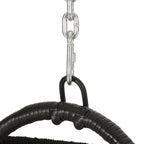Elmcrest Outdoor Wicker and Rope Hanging Chair with Stand by Christopher Knight Home - 400 lb limit