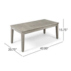 Hampton Outdoor Acacia/ PE Wicker Loveseat and Coffee Table Set by Christopher Knight Home