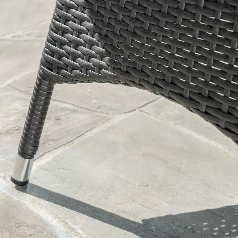 Corsica Outdoor Oval Wicker Dining Table by Christopher Knight Home