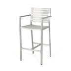 Cape Coral Outdoor 5-piece Aluminum Square Bar Set by Christopher Knight Home