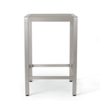 Cape Coral Outdoor 3-piece Bar Set with Glass Table Top by Christopher Knight Home