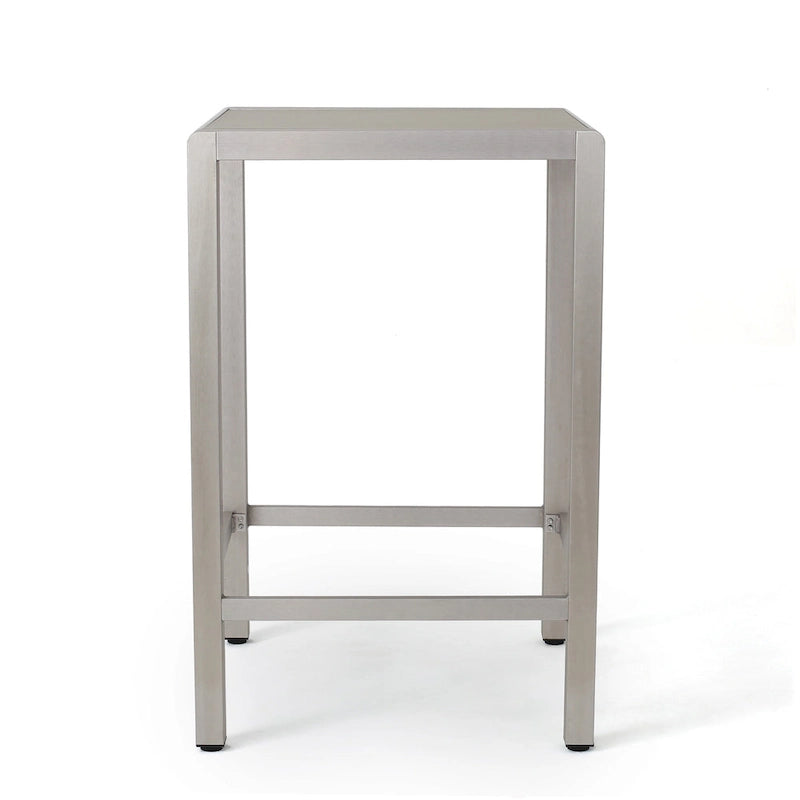 Cape Coral Outdoor 3-piece Bar Set with Glass Table Top by Christopher Knight Home