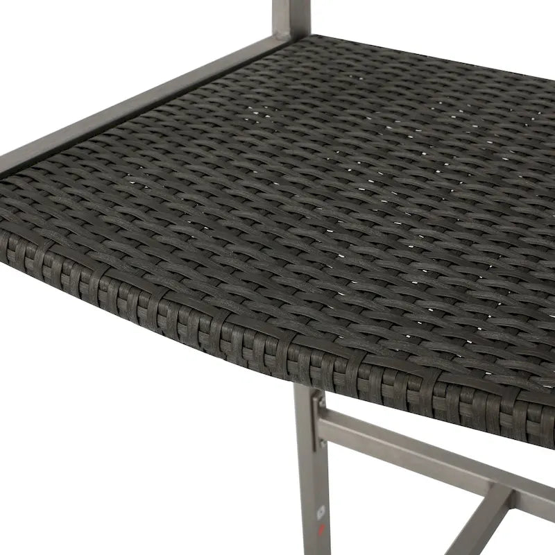 Cape Coral Outdoor 3-piece Bar Set with Glass Table Top by Christopher Knight Home