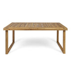 Nestor Outdoor 69 Acacia Wood Dining Table by Christopher Knight Home - 69.00L x 35.50W x 29.50H