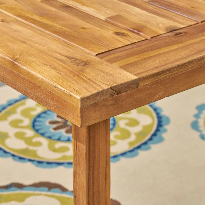 Nestor Outdoor 69 Acacia Wood Dining Table by Christopher Knight Home - 69.00L x 35.50W x 29.50H