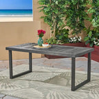 Nestor Outdoor 69 Acacia Wood Dining Table by Christopher Knight Home - 69.00L x 35.50W x 29.50H