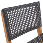 Polaris Wood and Wicker 5-piece Outdoor Bar Height Dining Set by Christopher Knight Home