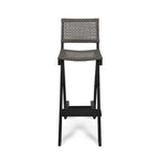 Polaris Wood and Wicker 5-piece Outdoor Bar Height Dining Set by Christopher Knight Home