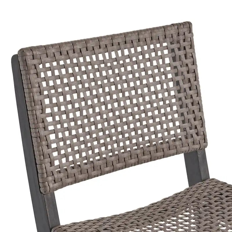 Polaris Wood and Wicker 5-piece Outdoor Bar Height Dining Set by Christopher Knight Home