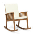 Christopher Knight Home Casa Outdoor Acacia Wood Rocking Chair