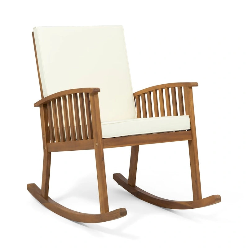 Christopher Knight Home Casa Outdoor Acacia Wood Rocking Chair