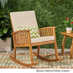 Christopher Knight Home Casa Outdoor Acacia Wood Rocking Chair