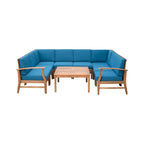 Perla Outdoor 9-piece Sectional Sofa Set by Christopher Knight Home