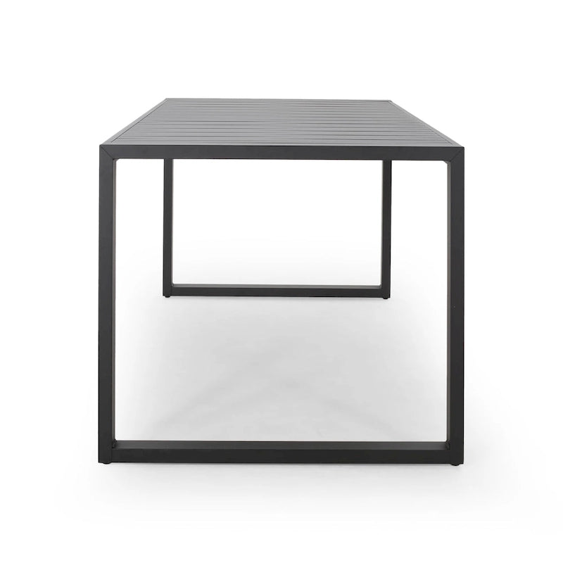 Navan Modern Aluminum Outdoor Dining Table by Christopher Knight Home - 70.00 L x 35.00 W x 30.00 H