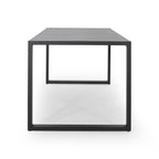 Navan Modern Aluminum Outdoor Dining Table by Christopher Knight Home - 70.00 L x 35.00 W x 30.00 H