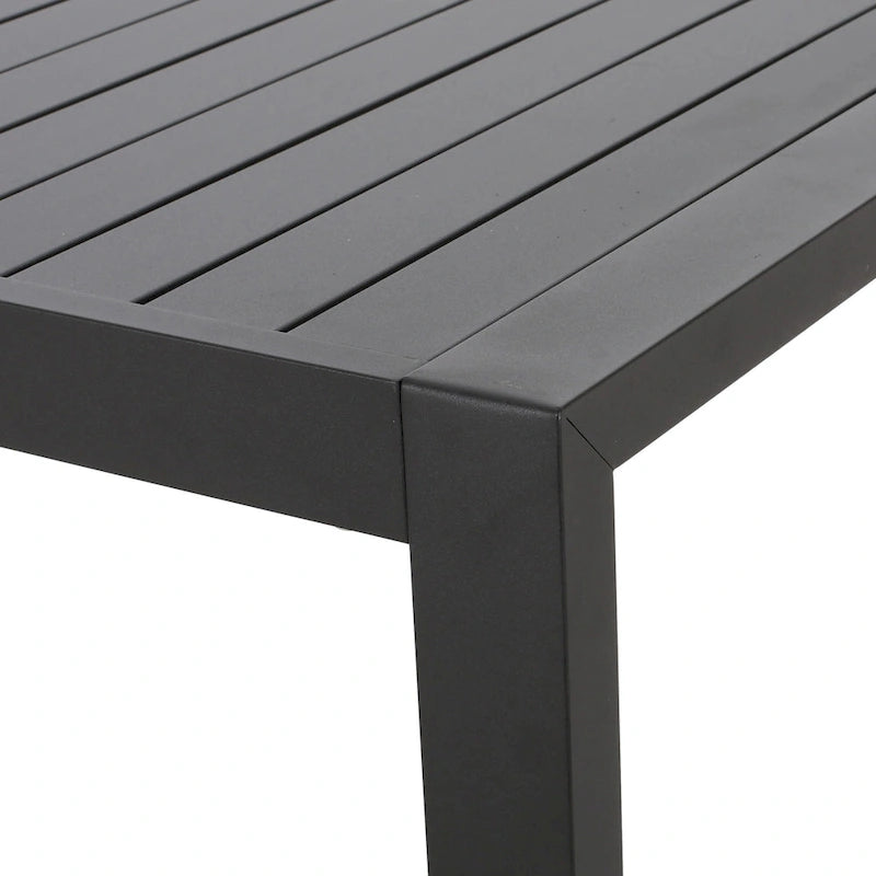 Navan Modern Aluminum Outdoor Dining Table by Christopher Knight Home - 70.00 L x 35.00 W x 30.00 H