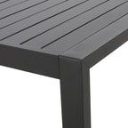 Navan Modern Aluminum Outdoor Dining Table by Christopher Knight Home - 70.00 L x 35.00 W x 30.00 H