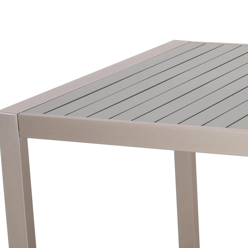 Navan Modern Aluminum Outdoor Dining Table by Christopher Knight Home - 70.00 L x 35.00 W x 30.00 H